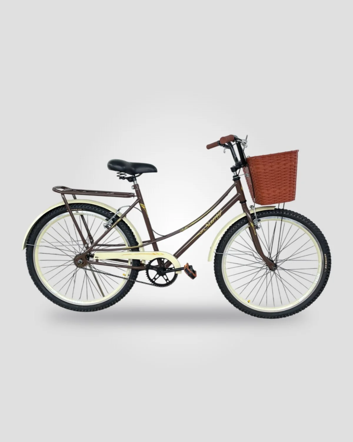 SAMY Bicicleta Retro Samy aro 26 Reforçada Rolamento
